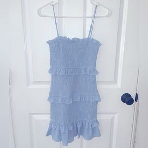 STEALING TIME DRESS BLUE